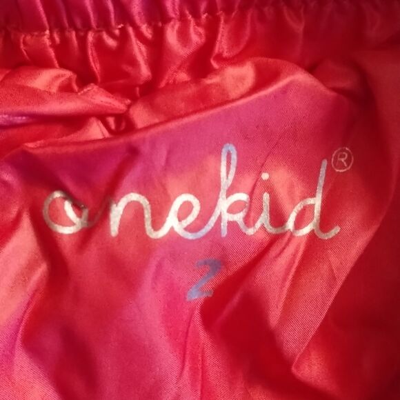 ONE KID DOWN SNOW PANTS, BRIGHT PINK, SZ 2T. EUC - Picture 3 of 4